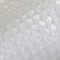 Elle Décor White Jacquard Solid Weave Shower Curtain